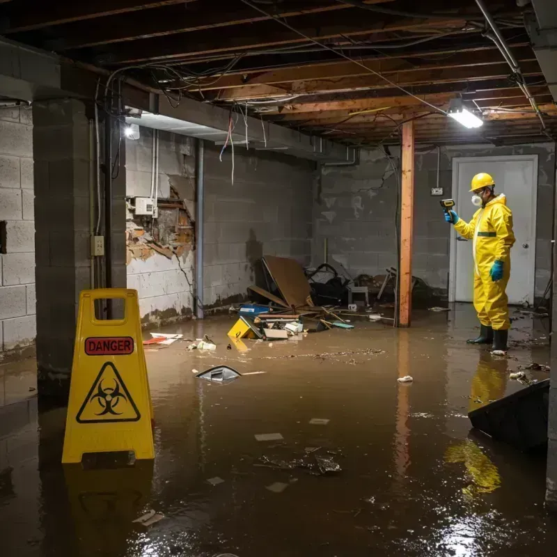 Flooded Basement Electrical Hazard in Daguao, PR Property